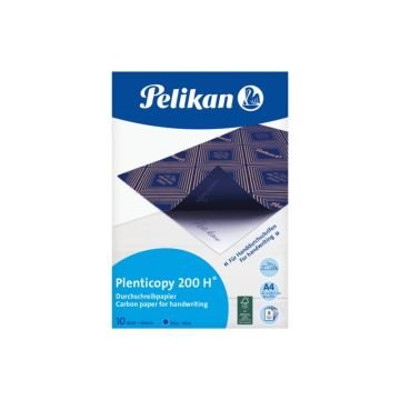 Carta da ricalco Pelikan Plenticopy 200H blu confezione 10 fogli - 434738