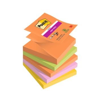 Ricariche di foglietti Post-it® Super Sticky Z-Notes Boost - conf. 5 blocchetti da 90 ff Post-it® 76x76 mm -