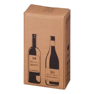Scatole per bottiglie Wine Pack conf. 10 pz Bong due bottiglie 222103010