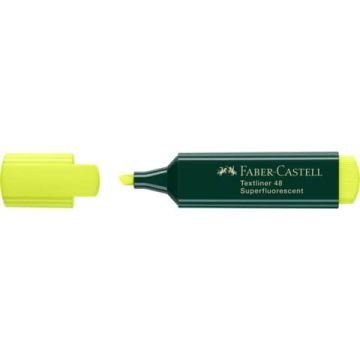 Evidenziatore Faber-Castell Textliner 48 Refill tratto 1-2-5 mm giallo fluo 154807