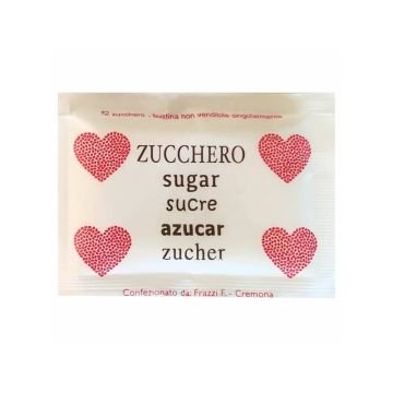 Zucchero bianco in bustine con soggetto generico Frazzi conf. da 200 pezzi - 01PZ200