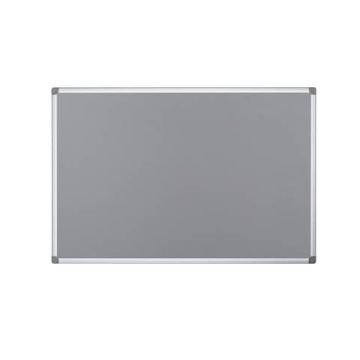 Pannello Bi-office Maya feltro grigio 120x90 cm FA0542170-999