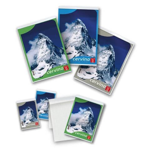 Blocchi Pigna Cervino A5 - Pacco Da 10, Quadretti 5mm, Carta 50g/mq, Per Scuola E Ufficio - Foto 7