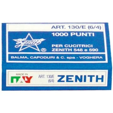 Punti metallici ZENITH 130/E 6/4 Conf. 1000 pezzi - 0311301401