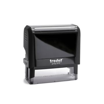 Timbro autoinchiostrante personalizzabile TRODAT PRINTY 4915 misura 70x25 mm nero - (max 7 righe)