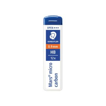 Mine sottili Staedtler Mars micro carbon 250 HB 0,9 mm confezione da 12 pezzi - 250 09-HB