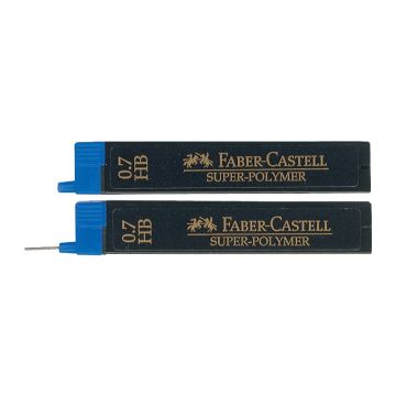 Mine Faber-Castell Super Polymer 0,7 mm HB astuccio da 12 - 120700