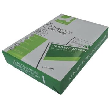 Carta per stampe e copie A4 Q-Connect 80 g/m² Risma da 500 fogli - 180081250