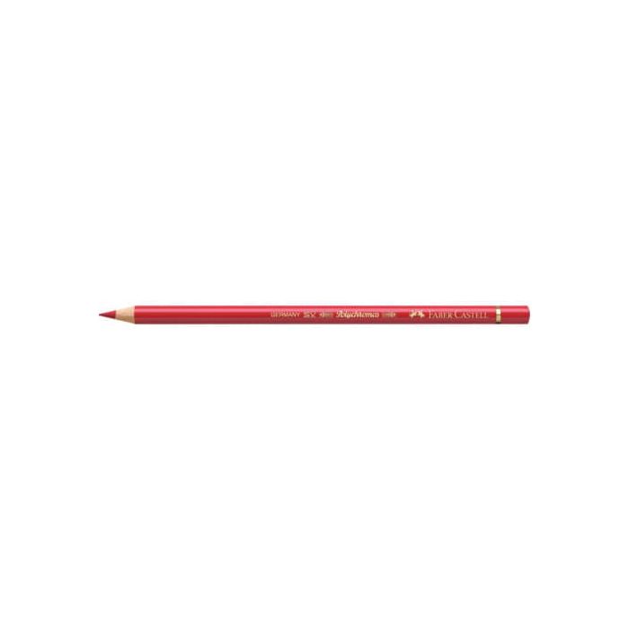Matite colorate permanenti Faber Castell Polychromos mina 3,8 mm conf. 6 pezzi - rosso intenso - 110223 main product photo