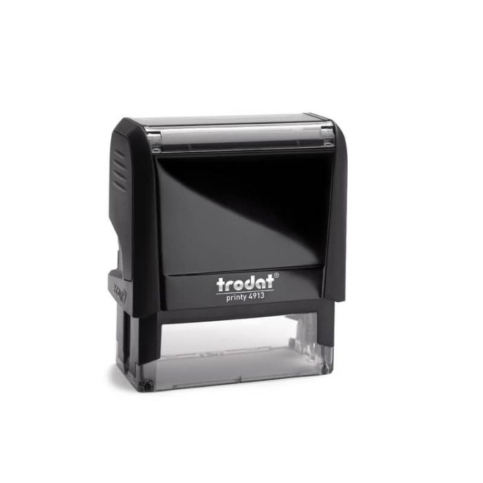 Timbro autoinchiostrante personalizzabile TRODAT PRINTY 4913 misura 58x22 mm nero - (max 6 righe) main product photo