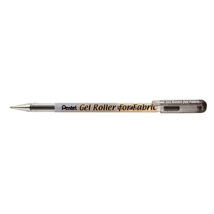 Roller gel Pentel permanente per tessuti 1 mm nero BN15-AO main product photo