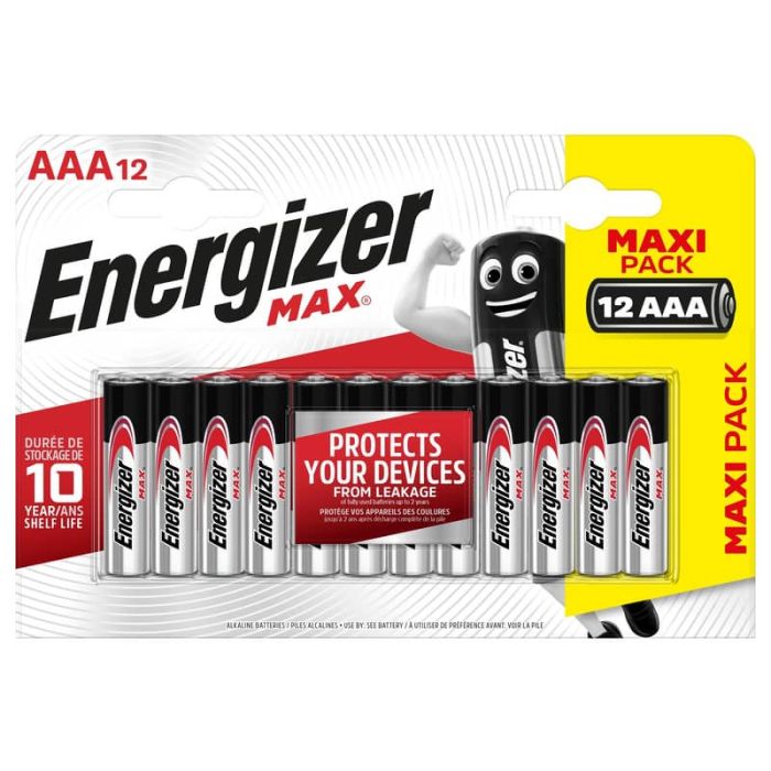 Batterie ENERGIZER Max AAA conf. da 12 - E301530400 main product photo