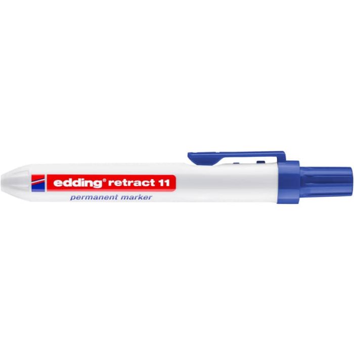 Marcatore permanente edding Retract 11 punta conica 1,5-3 mm blu 4-11003 main product photo
