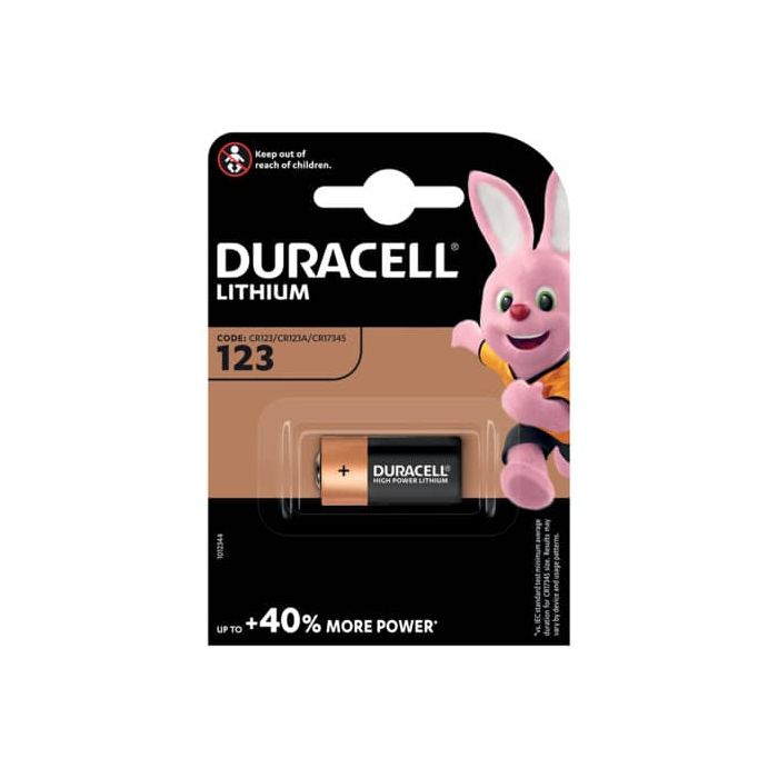 Batteria Duracell Litio 123 Ultra M3 Foto blister da 1 pila DU28 main product photo