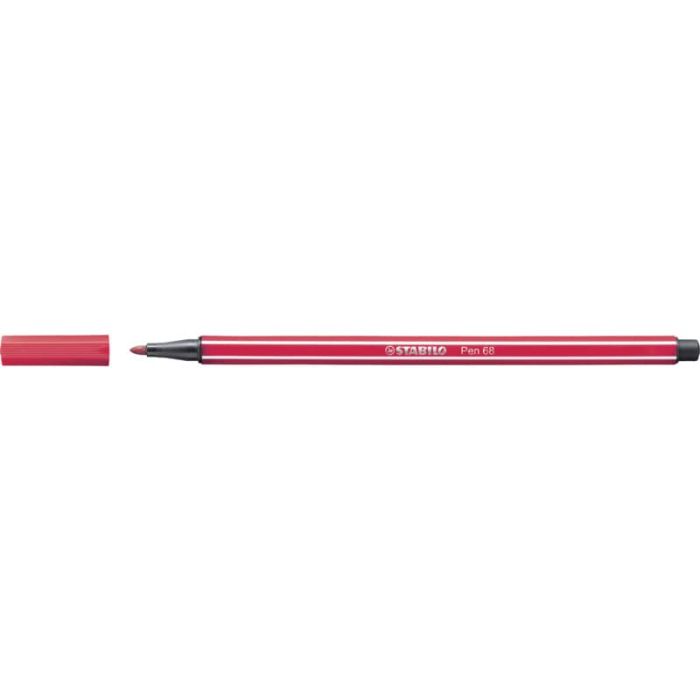 Pennarello Stabilo Pen 68 1 mm rosso scuro - 68/50 main product photo