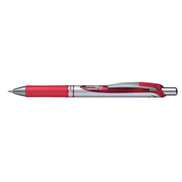 Roller a scatto Pentel EnerGel XM Click rosso 0,7 mm BL77-BO main product photo