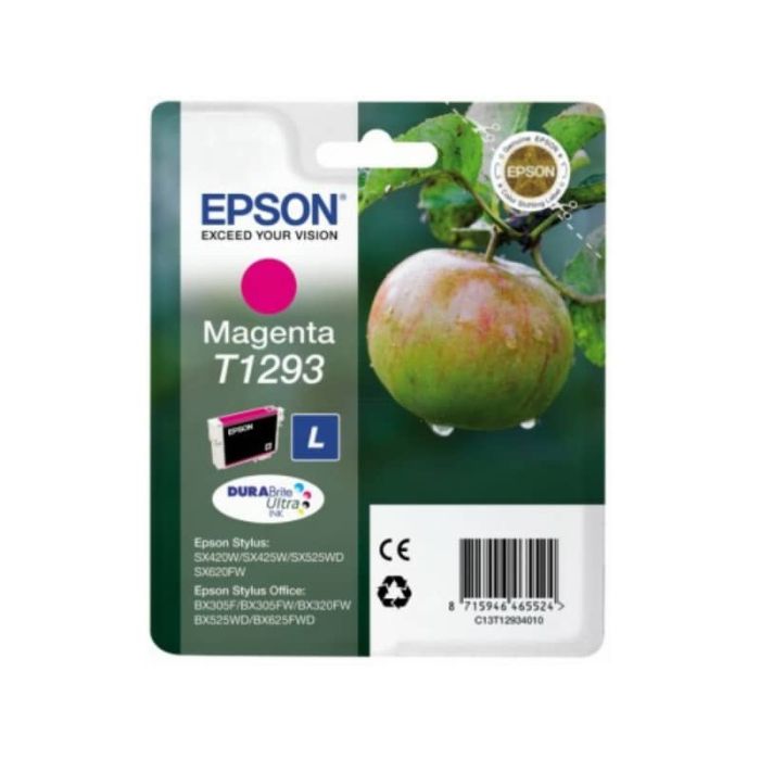 Cartuccia inkjet ink pigmentato Mela T1293 Epson magenta C13T12934012 main product photo