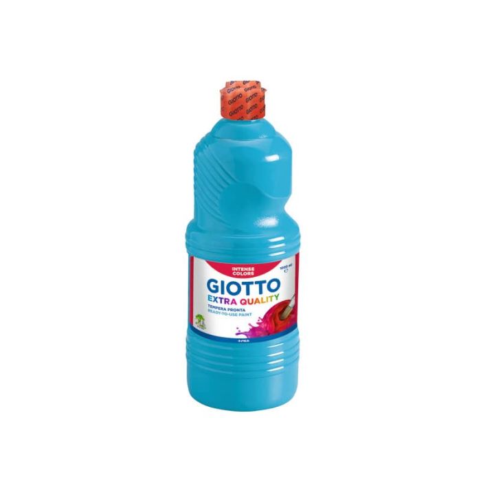 Tempera a base d'acqua GIOTTO Extra Quality flacone 1 lt cyan 53341500 main product photo