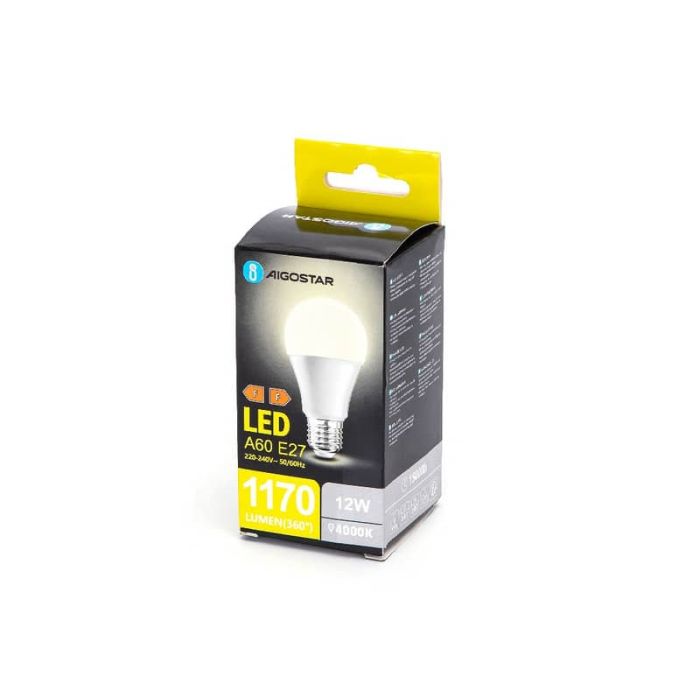 Lampadina LED A60 E27 12W - 1170 lumen Aigostar luce naturale B10105MQD main product photo