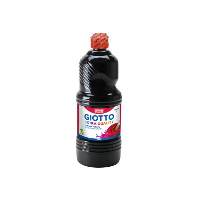 Tempera a base d'acqua GIOTTO Extra Quality flacone 1 lt nero 53342400 main product photo
