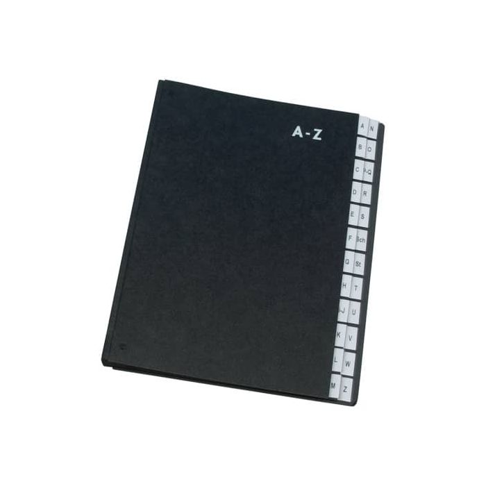 Libro monitore A-Z Q-Connect 270x340 mm nero KF04563 main product photo