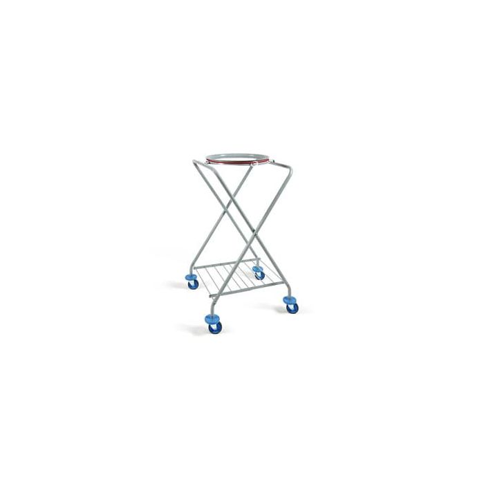 Carrello portasacco Perfetto Factory pieghevole grigio/ particolari blu 0470G main product photo