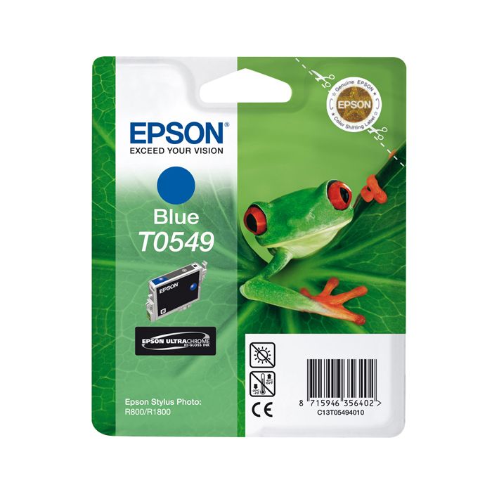 EPSON CARTUCCIA HI-GLOSS BLU STYLUS PHOTO R800 R1800 BLISTER CON RS main product photo