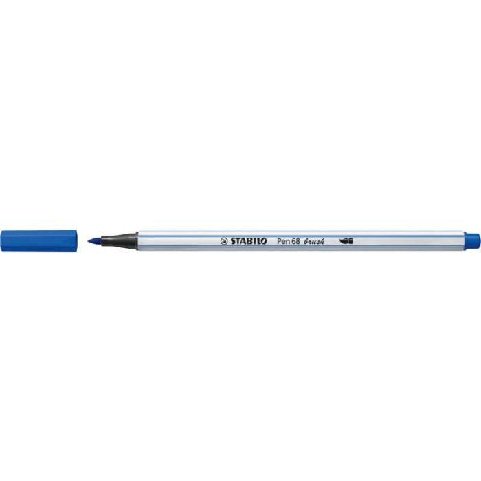 Pennarello Stabilo Pen 68 brush - punta a pennello - M 1 mm blu oltremare - 568/32 main product photo