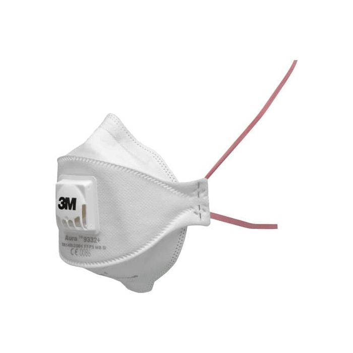 Respiratore monouso 3M Aura 9332+ 3M con filtro a bassa resistenza FFP2 Conf. 10 pezzi - 9332 main product photo