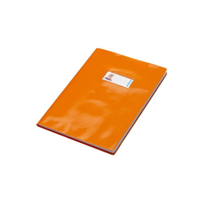 Copriquaderno con etichetta - Coprimaxi Beat A4 in PVC laccato spessore 180 m CoLibrì arancio - PF02020102 main product photo