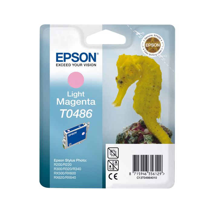 EPSON CARTUCCIA MAGENTA-CHIARO STYLUS P.TO R200/220/300/320 RX500/600/620 BLIS. RS main product photo