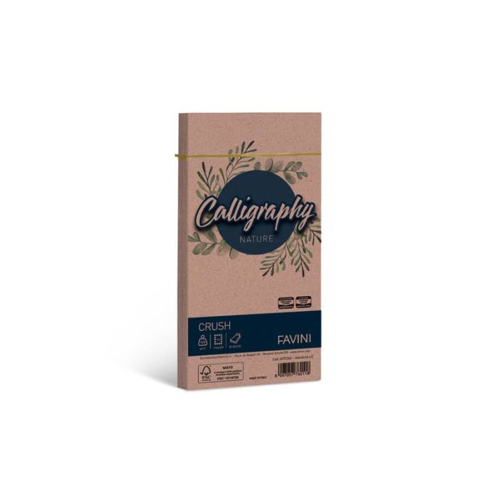 Buste Favini Calligraphy Nature per carta da lettere 120 g/m² conf. 25 11x 22 cm - mandorla - A57C204 main product photo