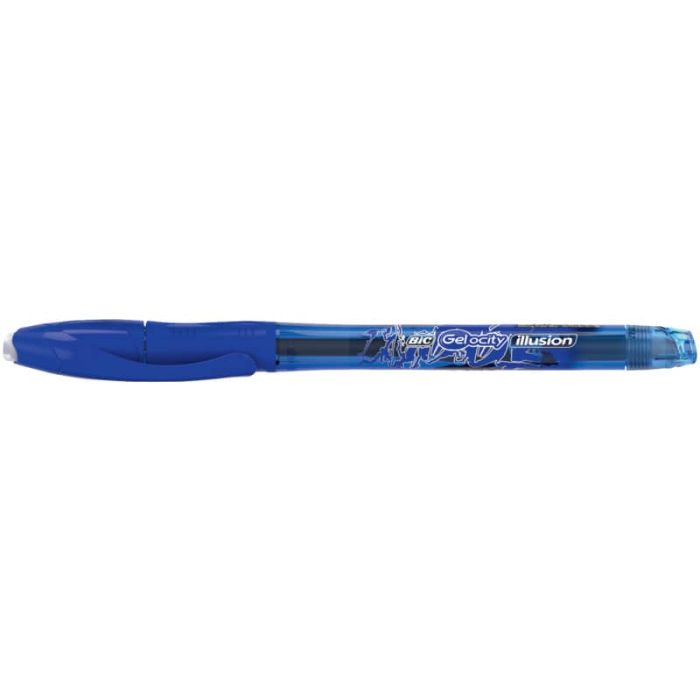 Penna gel cancellabili BIC Gel-ocity Illusion M 0,7 mm blu 943440 main product photo