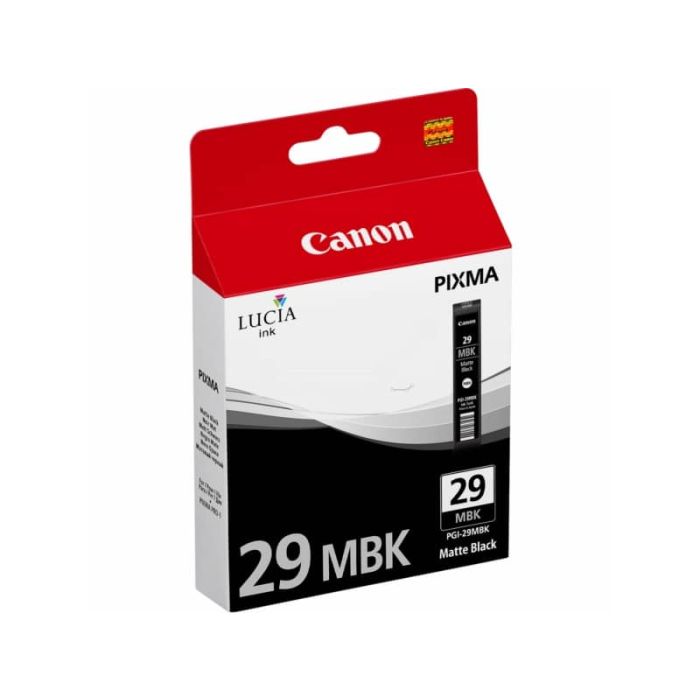 Serbatoio inchiostro ink pigmentato PGI-29 MBK Canon nero opaco 4868B001 main product photo