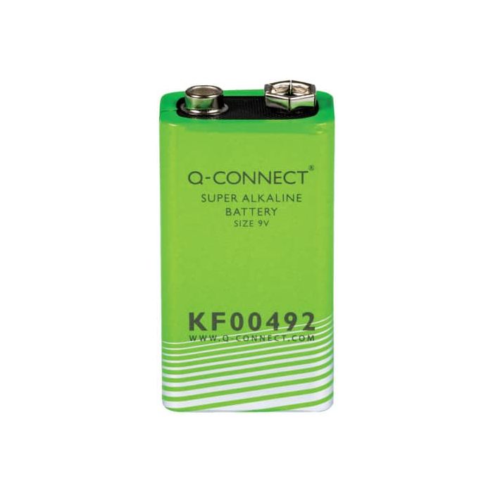 Batteria alcalina Q-Connect 9V KF00492 main product photo