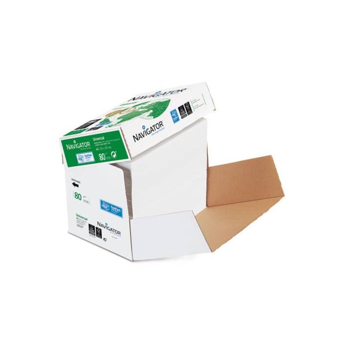 Carta per fotocopie A4 Navigator Universal 80 g/m² Scatola da 2500 fogli - NUN0800652 main product photo