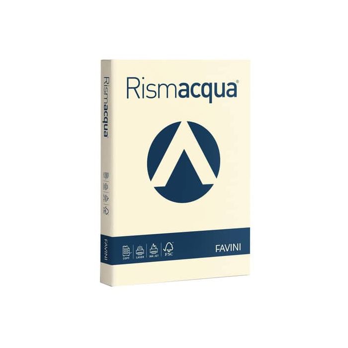 Carta colorata Favini Rismacqua colori tenui 90 g/m² A4 avorio 110 - Risma da 300 fogli - A66Q304 main product photo
