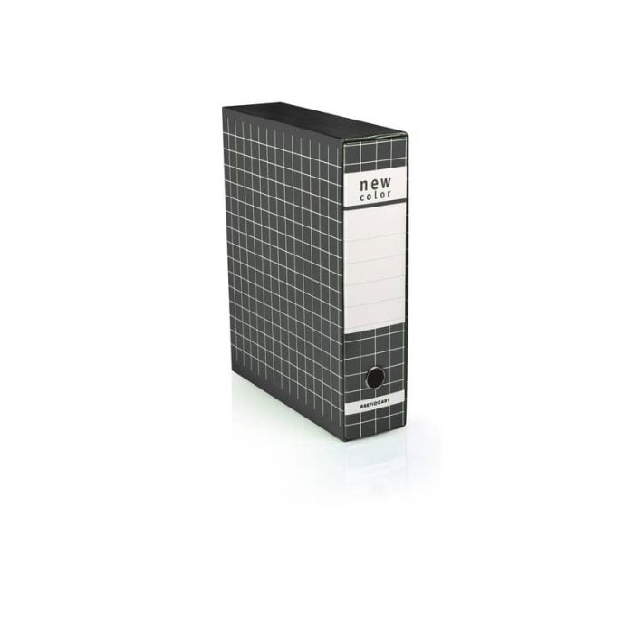 Registratore protocollo con custodia BREFIOCART New Color 35x28,5 cm dorso 8 cm nero - 0201180.NE main product photo