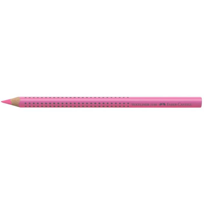 Matita evidenziatore Faber-Castell Textliner Dry 1148 Grip Jumbo rosa fluo 114828 main product photo