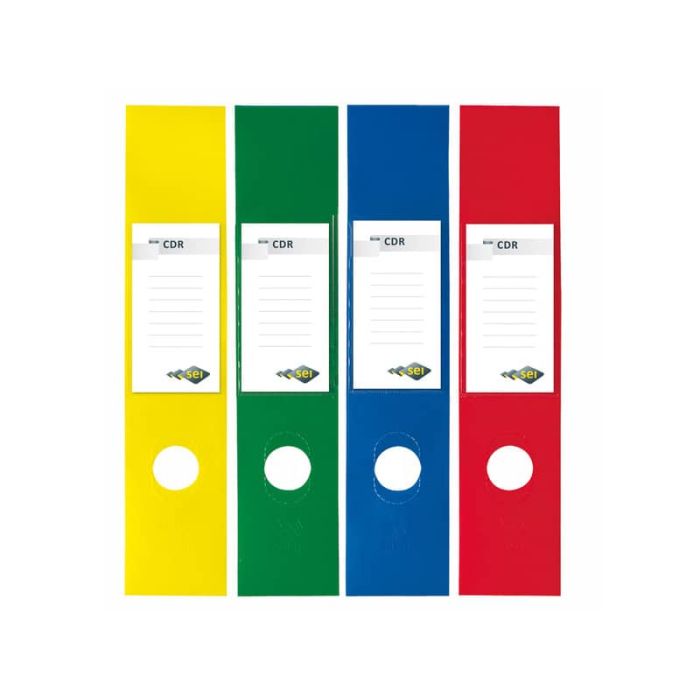 Copridorso autoadesivi Sei Rota CDR 7x34,5 cm rosso Conf. 10 pezzi - 58012532 main product photo