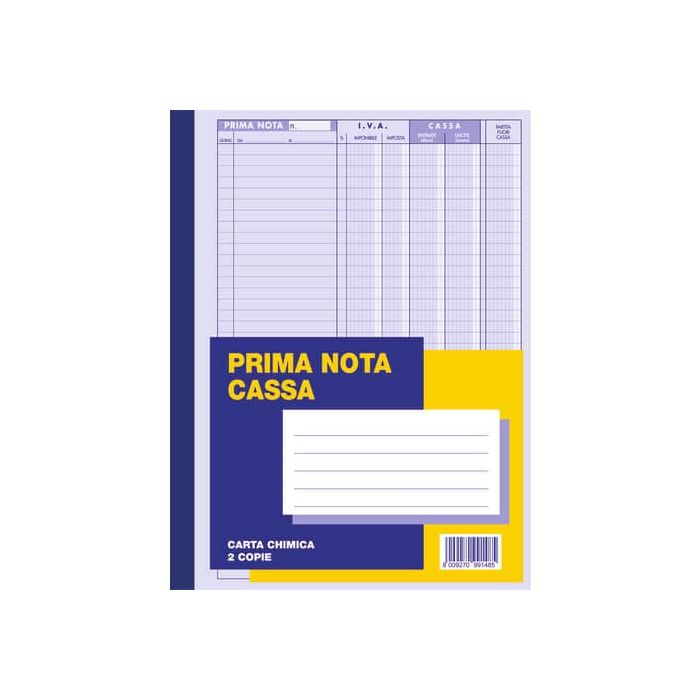 Album prima nota cassa O.C.L. 50x2 copie - in blister da 3 pz - 216x305 mm 0131P main product photo