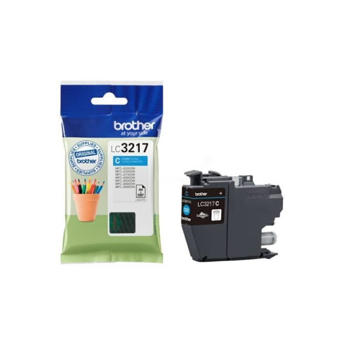 Cartuccia inkjet Brother ciano LC-3217C main product photo
