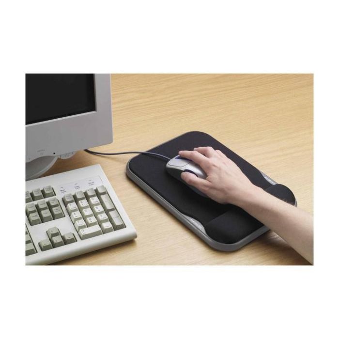 KENSINGTON Tappetino per Mouse con poggiapolsi regolabile in gel, nero, 57711 main product photo