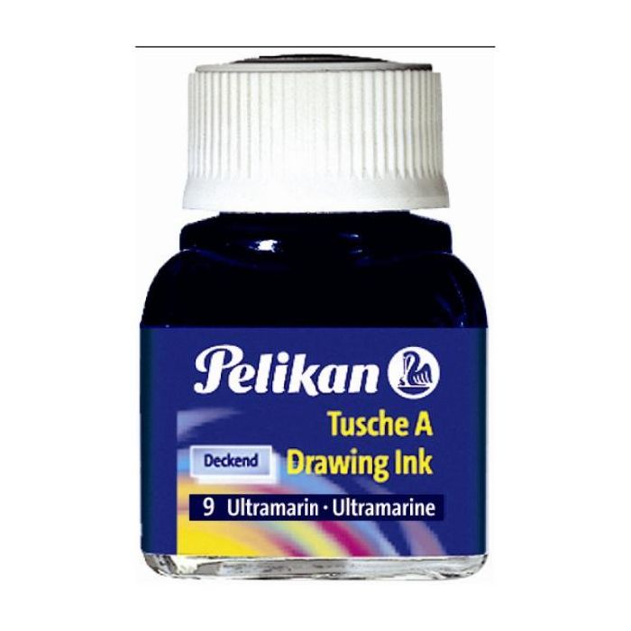 Flacone inchiostro di china Pelikan 523-17 da 10 ml - blu oltremare - 201582 main product photo