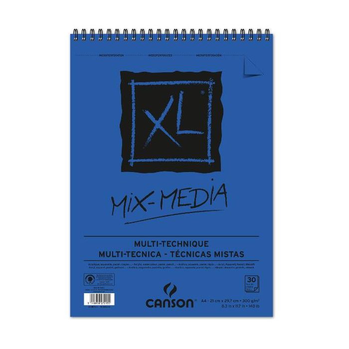 CANSON CF5ALBUM SPIR. XL MIX MEDIA A4 main product photo