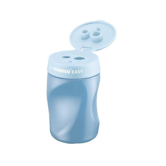 Temperamatite a 3 fori Stabilo Easy con serbatoio per destrimani - conf. 3 pezzi - 4502/2 main product photo