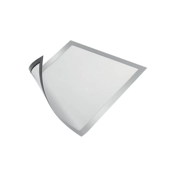 Cornici con pannello magnetico Durable DURAFRAME MAGNETIC A4 PVC rigido argento met. 236x323 mm conf. 5 - 486923 main product photo