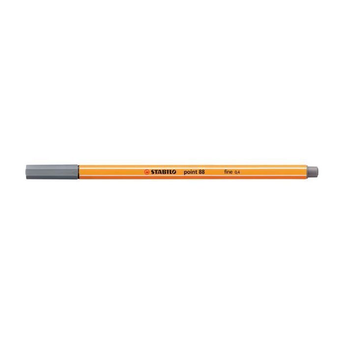 Fineliner Stabilo Point 88 0,4 mm grigio scuro 88/96 main product photo