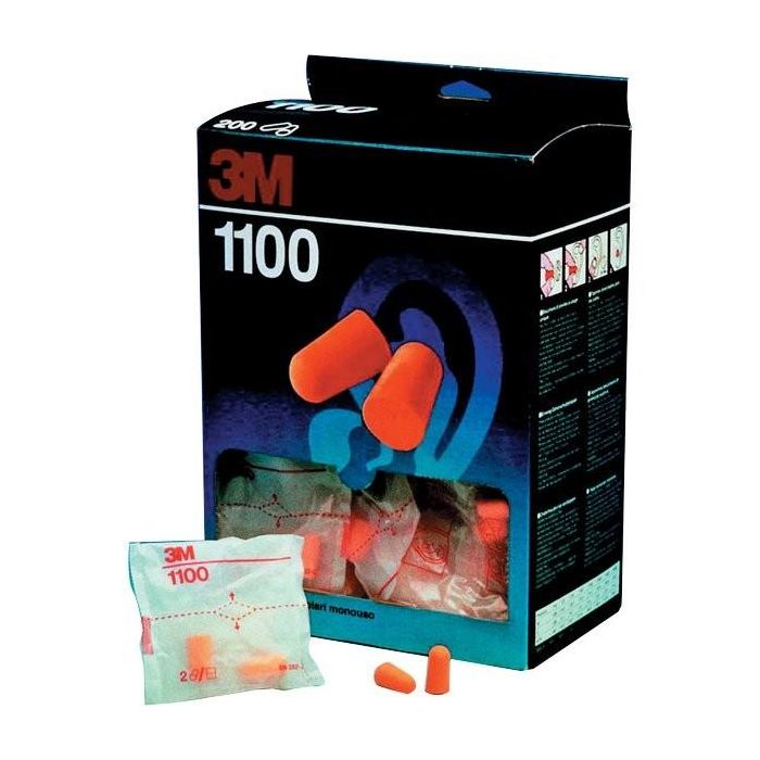 200 COPPIE di INSERTI AURICOLARI MODELLABILI 1100 3M main product photo