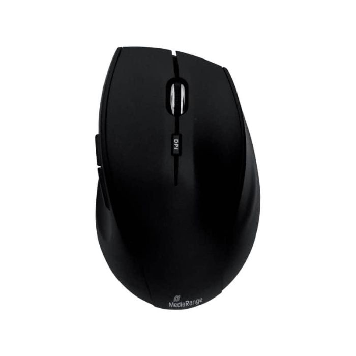 Mouse ottico Media Range 5 pulsanti, serie highline, wireless 1600 dpi nero MROS208 main product photo